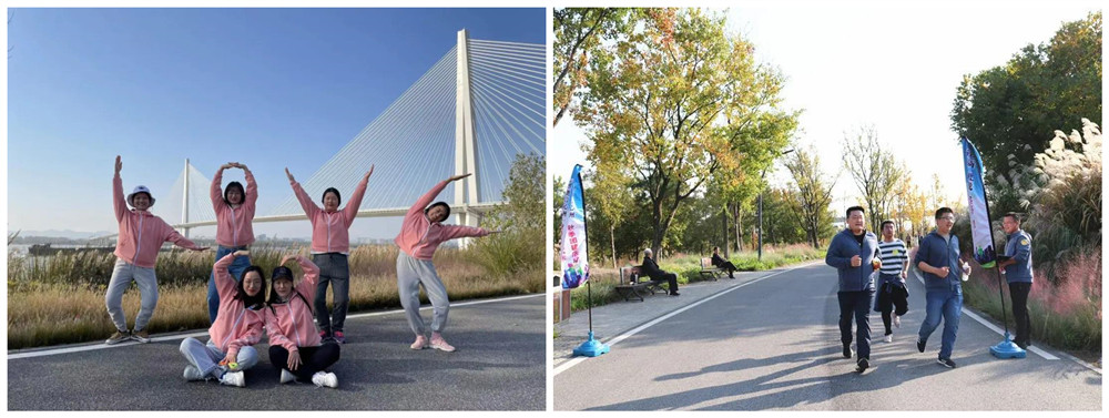 晶天建設舉辦 “漫跑江心洲”員工團建活動(圖3)